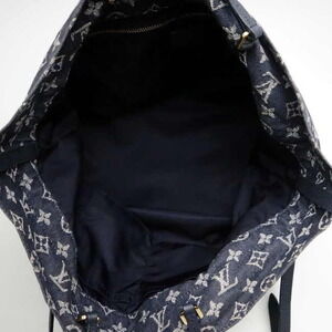 Louis Vuitton Grand denim bag Bleu Monogram Shoulder Nofull